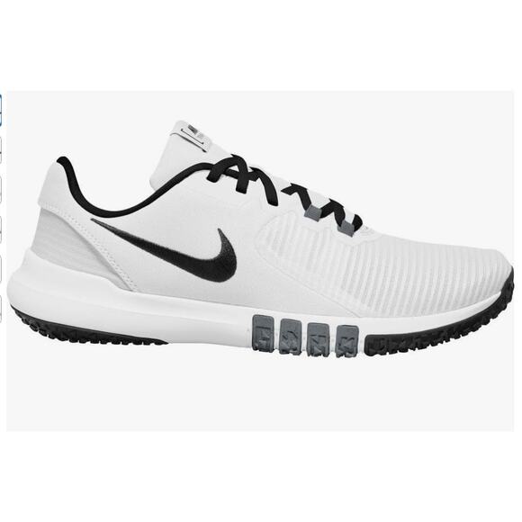 Nike Men's Flex Control TR4 Cross Trainer, White/Blacksmoke Grey, 14 Regular US - Picture 1 of 8